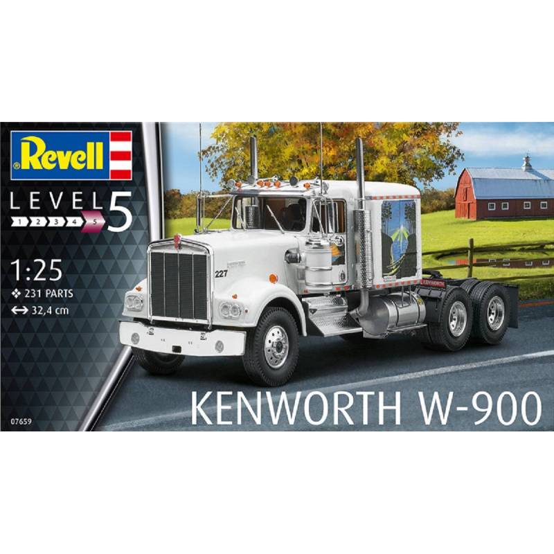 Camion américain Kenworth W-900 1/25 Revell - 07659