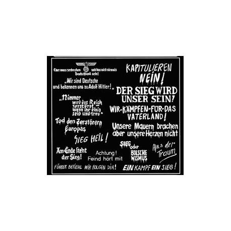 WWII GERMAN WALLS SLOGANS 