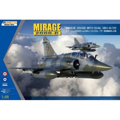 Mirage 2000D with dual GBU-12/22