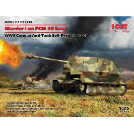 Marder I on FCM 36 base  WWII German Anti-Tank Self-Propelled Gun