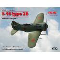 I-16 type 28 WWII Soviet Fighter
