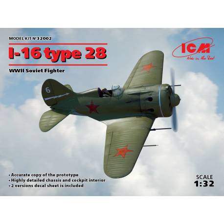 I-16 type 28 WWII Soviet Fighter