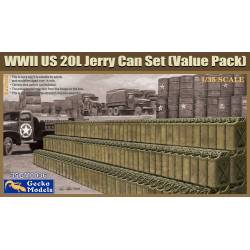 WWII US 20L Jerry Can Set (Value Pack)