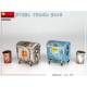 Maquette diorama STEEL TRASH BINS|1:35|MiniArt|35636