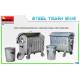 Maquette diorama STEEL TRASH BINS|1:35|MiniArt|35636