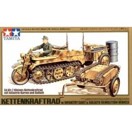 Kettenkraftrad w/Infantry Cart & Goliath demolition Vehicle