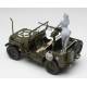 1/4 ton 4x4 Utility Truck (Cal. 50 M2 Machine Gun) w/Blond Girl's Figure
