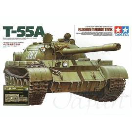 Russian Main Battle Tank T-55A - w/ABER PE Parts/Gun Barrel 