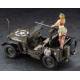 1/4 ton 4x4 Utility Truck (Cal. 50 M2 Machine Gun) w/Blond Girl's Figure