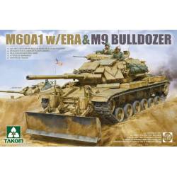M60A1 avec bulldozer ERA et M9