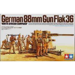 German 88mm Gun Flak36 - "North African Campaign"