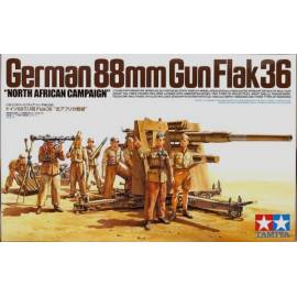 German 88mm Gun Flak36 - "North African Campaign" 