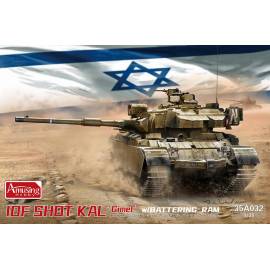 Maquette char IDF SHO'T KAL "Gimel" w/ Battering RAM|Amusing Hobby|35A032|1:35