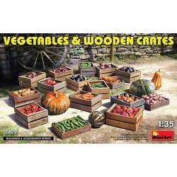 LÉGUMES & CAISSES EN BOIS - VEGETABLES & WOODEN CRATES