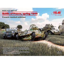 Battle of France, spring 1940  (Panhard 178 AMD-35, FCM 36, Laffly V15T)