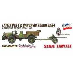 Laffly V15T & Canon AC 25mm SA34 Armée de Terre 38-40