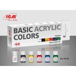 Basic Acrylic Colors paint set