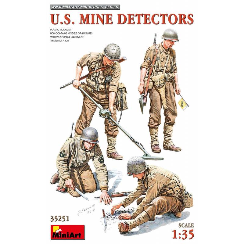 Modello Figurina U.S. Mine Detectors | Miniart | 35251 | 1:35 Fi