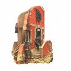 RUINE DE MAISON ALLEMANDE avec ENTREE et ESCALIER 