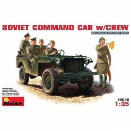 SOVIET COMMAND CAR w/CREW 	 