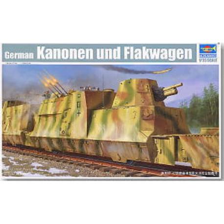 Kanonen und Flakwagen 
