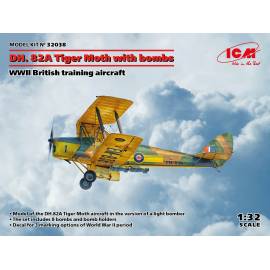 DH. 82A Tiger Moth with bombs WWII British training aircraft