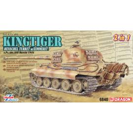 Sd.Kfz.182 Kingtiger Henschel Production w/Zimmerit s.Pz.Abt.505 Russia 1944 (2 in 1)