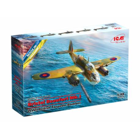 Bristol Beaufort Mk.I  WWII British torpedo bomber