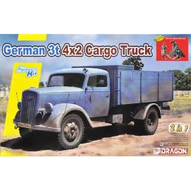 German 3t 4x2 Cargo Truck (2 in 1)