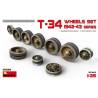 T-34 WHEELS SET. 1943-44 series
