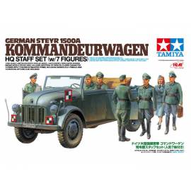 German Steyr 1500A Kommandeurwagen HG Staff Set w/7 Figures 