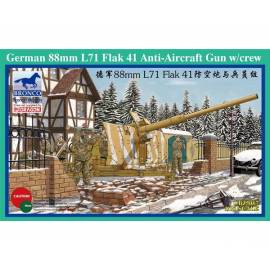 German 88mm L71 Flak 41 Anti-Aircraft Gun w/Crew 