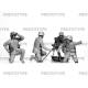 Zwillingssockel 36 WWII German Anti-aircraft Machihe gun Mount