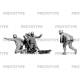 Zwillingssockel 36 WWII German Anti-aircraft Machihe gun Mount