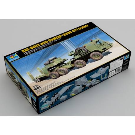 MAZ-545 Transporter with CHMZAP-5247G Semi-trailer