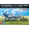 North American P-51D Mustang & 1/4 ton 4x4 Light Vehicle Set