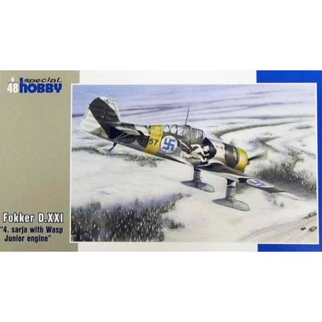 Fokker D.XXI "4.Sarja with Wasp Junior Engine"
