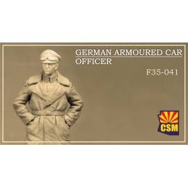 German armoured car officer