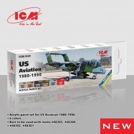 Acrylic paint set for US Aviation 1980 – 1990