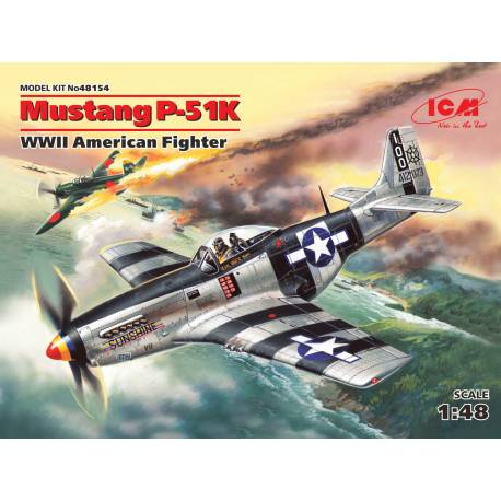 Mustang P-51K  WWII American Fighter