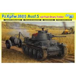 Pz.Kpfw.38(t) Ausf.S mit Fuel Drum Trailer 