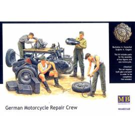 German Motorcycle Repair Crew 