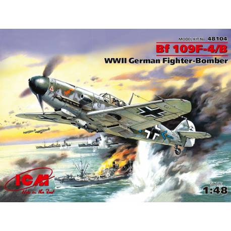 Messerschmitt Bf 109F-4/B  WWII German Fighter-Bomber