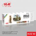WWII US Infantry Acrylic Paint Set