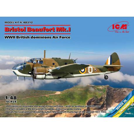 Bristol Beaufort Mk.I  WWII British dominions Air Force
