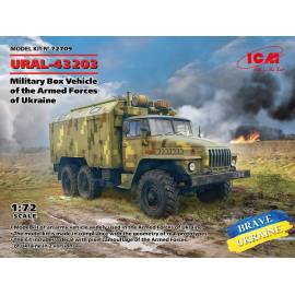 URAL-43203 Military Box Vehicle of the Armed Forces of Ukraine
