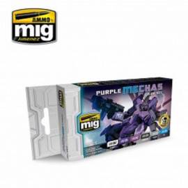 Purple Mechas Color Set