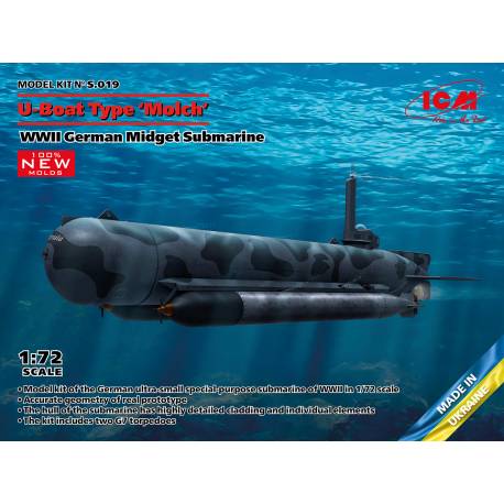 U-Boat Type ‘Molch’ WWII German Midget Submarine