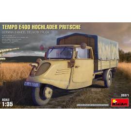 TEMPO E400 HOCHLADER PRITSCHE. GERMAN 3-WHEEL DELIVERY TRUCK