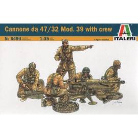 Cannone da 47/32 Mod. 39 with crew 